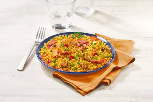 Paëlla poulet et fruit de mer & chorizo (300g)