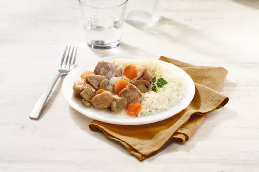 Blanquette de veau et son riz (300g)