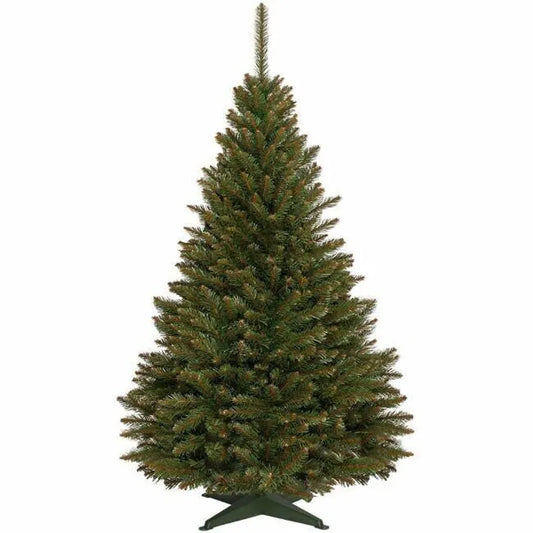 Sapin de Noël artificiel - 220 cm - socle en plastique - vert