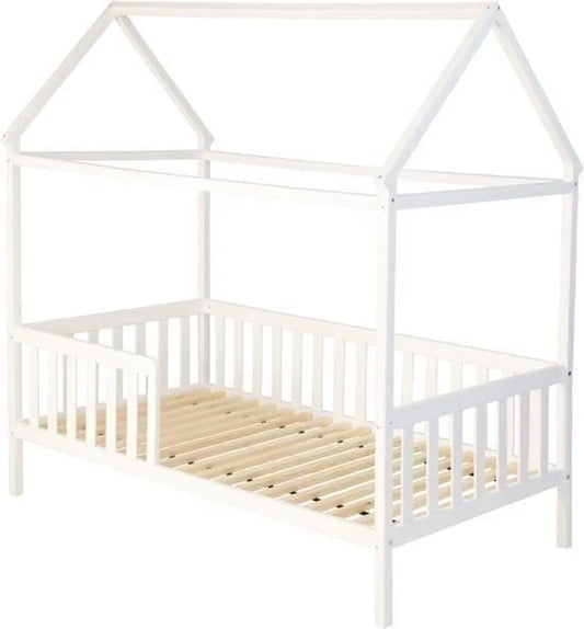 Lit maison - Lit enfant avec clôture | 160 x 80 cm