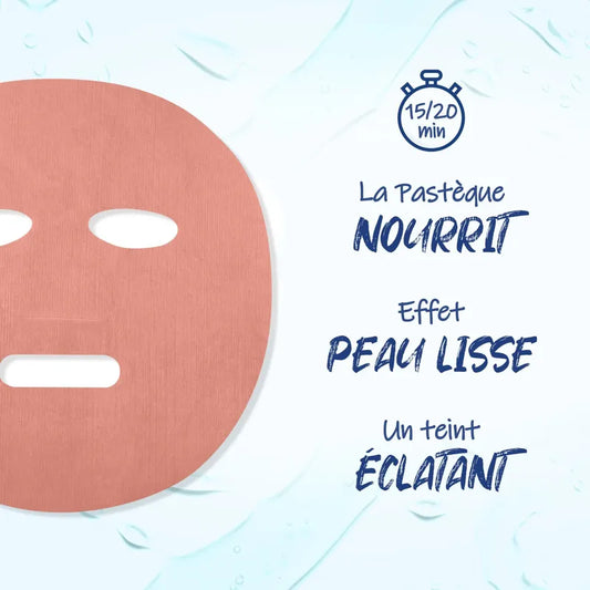 Masque Visage en tissus - PastĂšque
