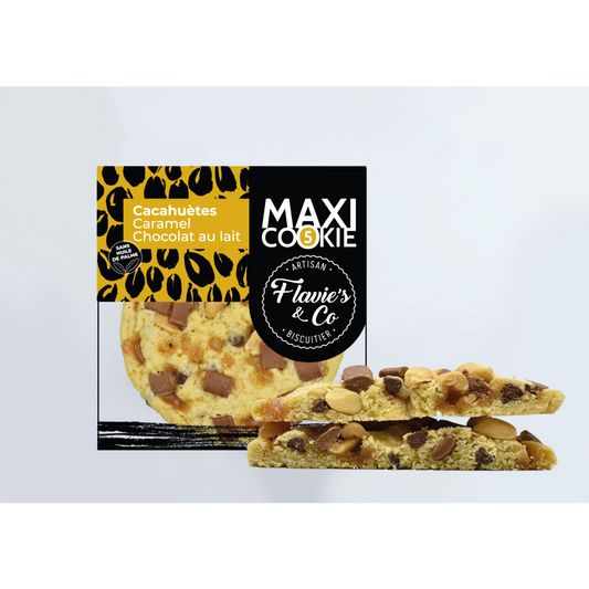 Maxi Cookie cacahuète - caramel - chocolat au lait