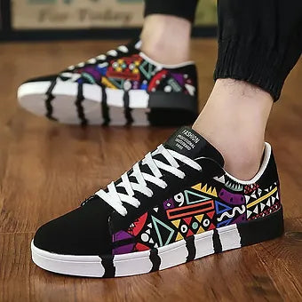 Chaussures imprimée Noir