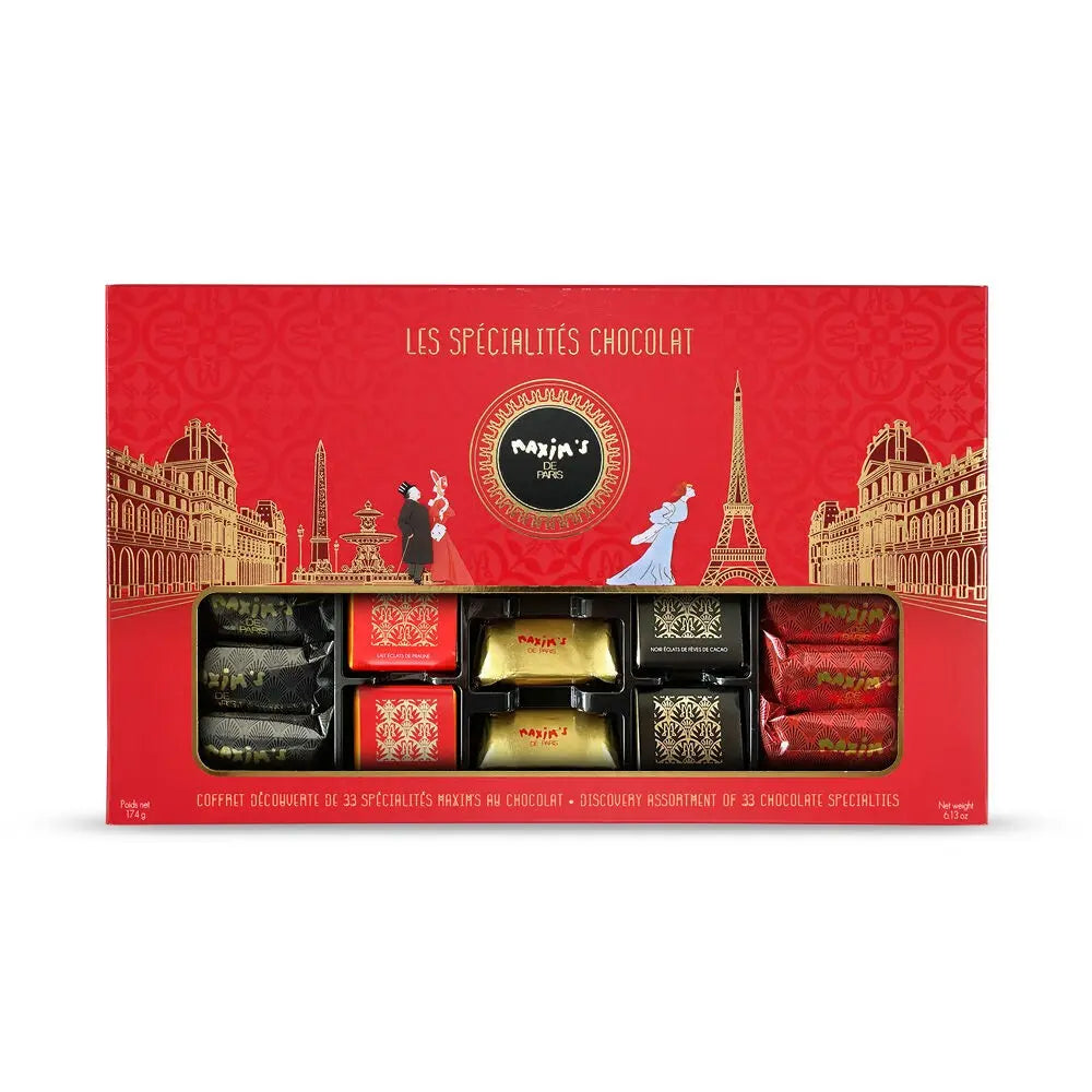 Étui découverte 33 spécialités chocolat | Maxim's de Paris