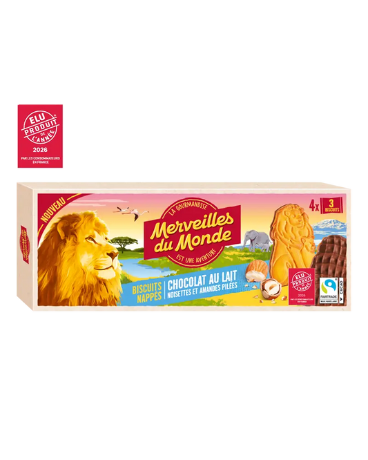 Biscuits animaux nappés - 200g