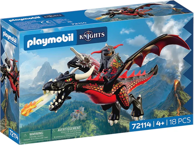 Playmobil 72114 - Dragon Noir et Chevalier