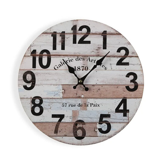 HORLOGE MURALE EN BOIS 29CM 18191441
