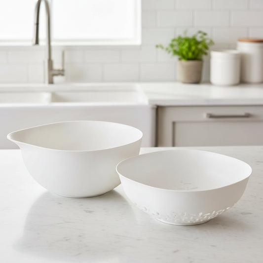 SET BOL + ÉGOUTTOIR BLANC 21890081