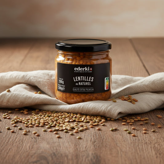 Lentilles vertes au naturel 290g