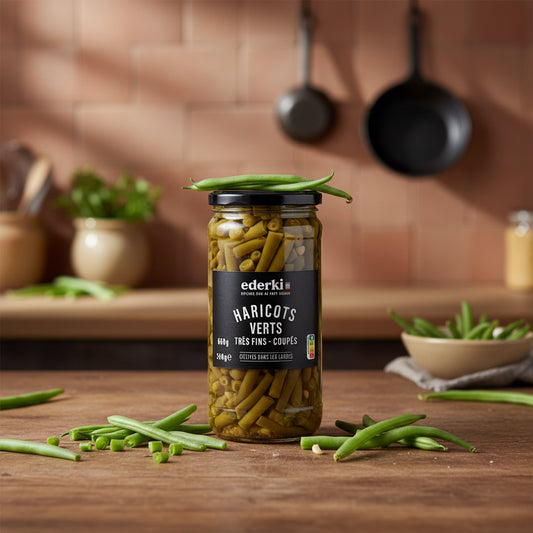 Haricots verts très fins coupés