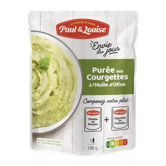 Purée de courgettes à l’huile d’olive (180g)