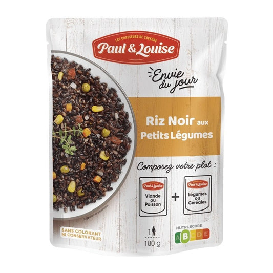 Riz Noir aux Petits Légumes (180g)