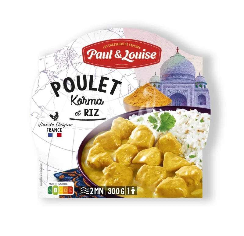 Poulet Korma Et Son Riz (300g)