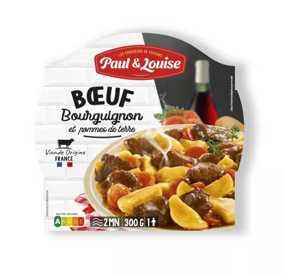 Bœuf bourguignon et ses pommes de terres (300g)