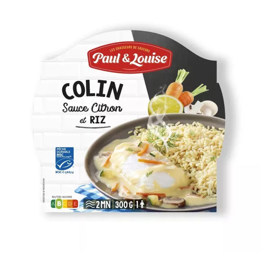 Colin au citron et son riz (300g)