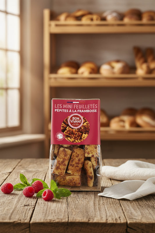 Mini-Bâtons caramélisés PEPITES DE FRAMBOISE