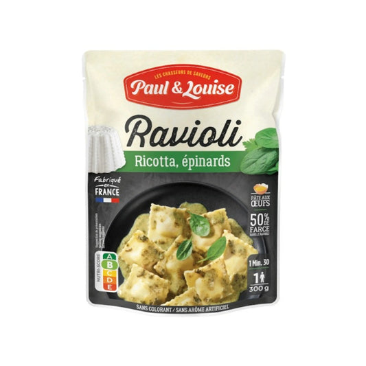 Ravioli Ricotta & Epinards (300g)