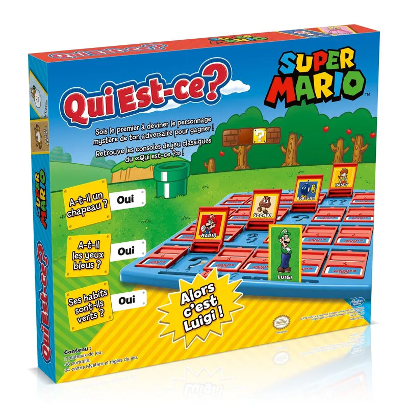 QUI EST-CE ? SUPER MARIO - Jeu de Société Officiel - 6 ans +