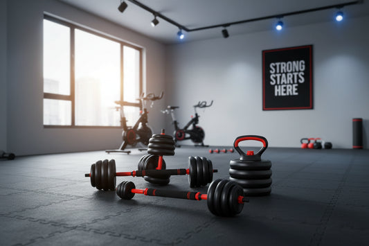 Ensemble d'haltères - Ensemble d'haltères - 40 kg réglable avec kettlebell