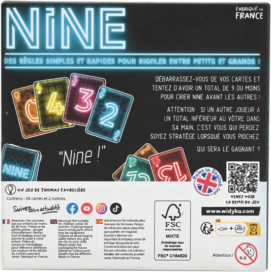 Jeu Nine