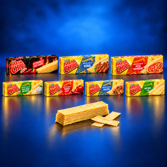 Lot de 7 paquets Mega chips