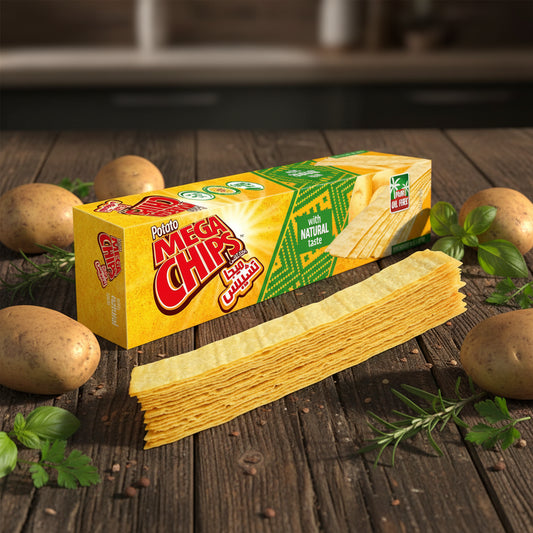 MÉGA CHIPS DE POMMES DE TERRE À SAVEUR NATUREL