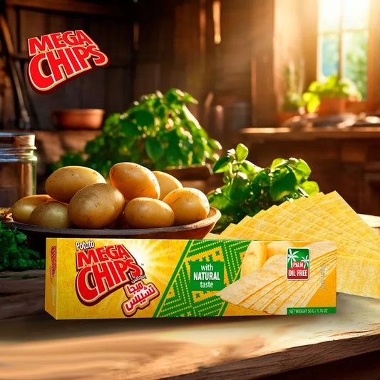 MÉGA CHIPS DE POMMES DE TERRE À SAVEUR NATUREL