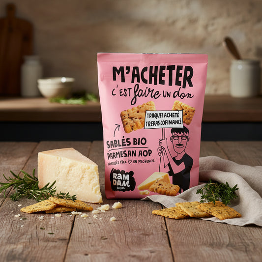 Sablés bio Parmesan Graines de Chia 100G