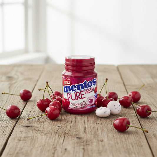 Mentos Gum Pure Fresh goût cerise - Sans Sucre