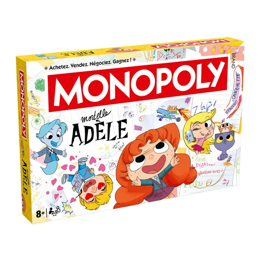 MONOPOLY MORTELLE ADELE - Jeu de Société Officiel - 8 ans +