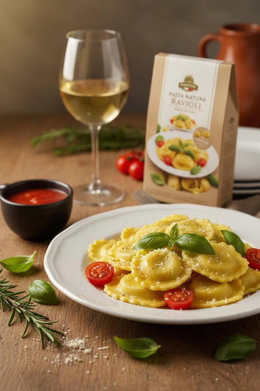 Ravioli Bio farcis au Fromage Végétal - 250g - D'ANGELO