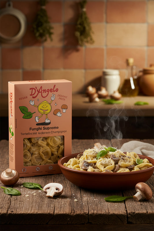 Tortellini Bio farcis aux Champignons - 250g - D'ANGELO