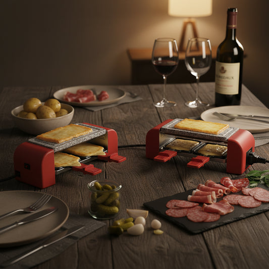 Raclette 2 personnes connectable