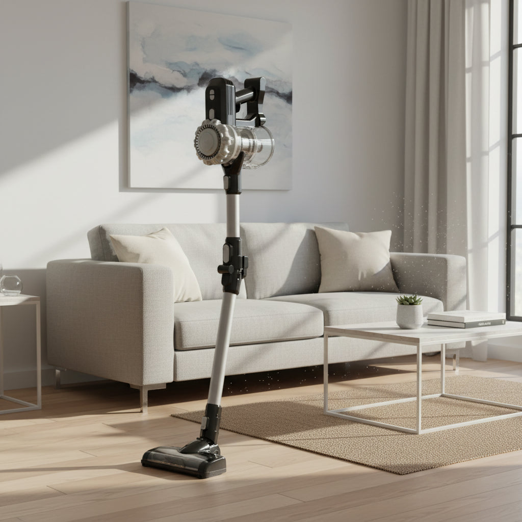 Aspirateur balai sans fil flex- gris/vert