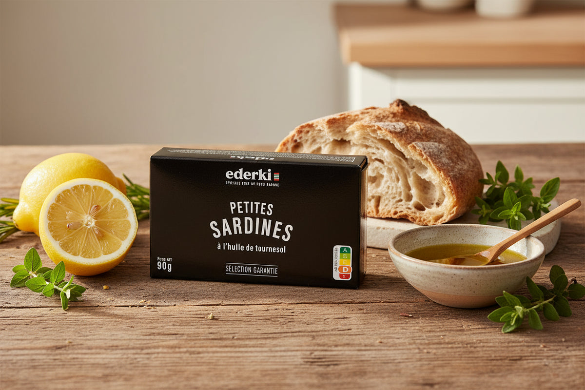 Petites sardines à l'huile de tournesol