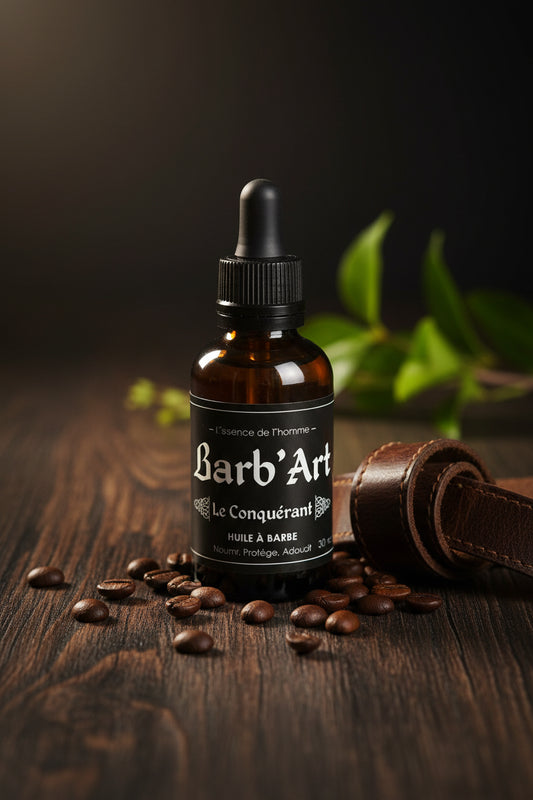 Huile Sèche Barbe Fabuleuse - Parfum Le Conquérant Lavandin-Poivré - 30ml