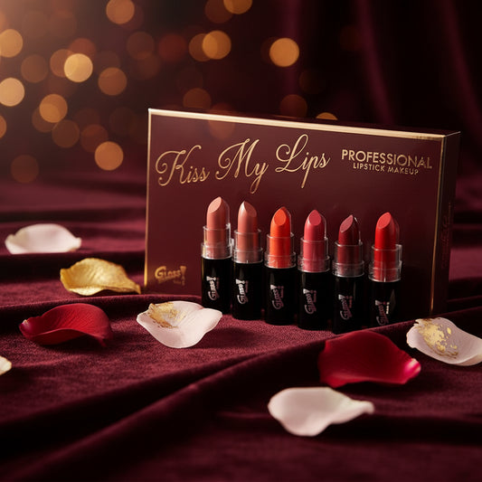 Kit De 6 Rouges À Lèvres Mat- Collection Kiss Me Up