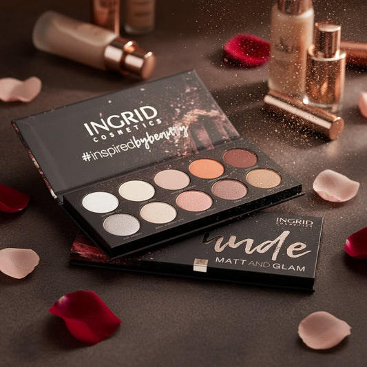Palette de 10 ombres à paupières NUDE & Natural Beauty