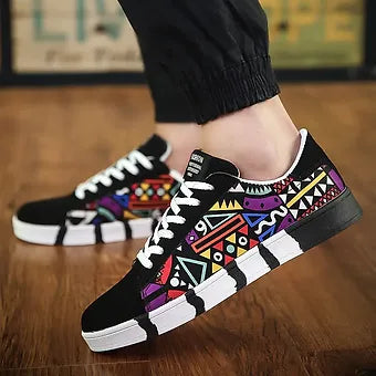 Chaussures imprimée Noir