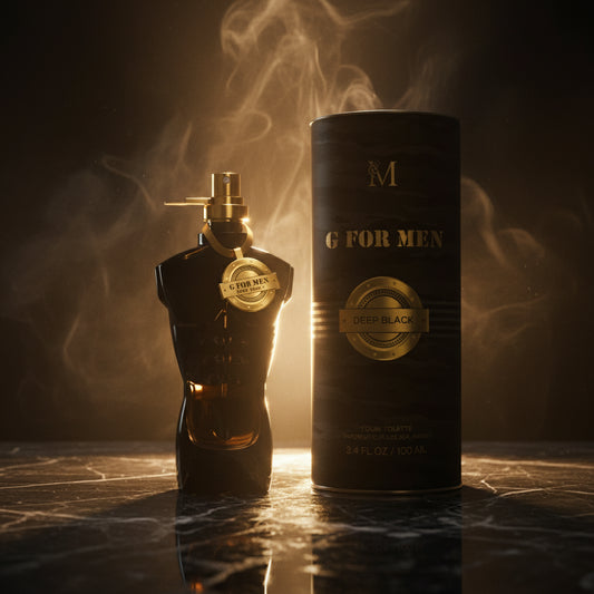 Eau de Parfum "G for Men – DEEP BLACK" (100ml) – L'Intensité Masculine et Magnétique