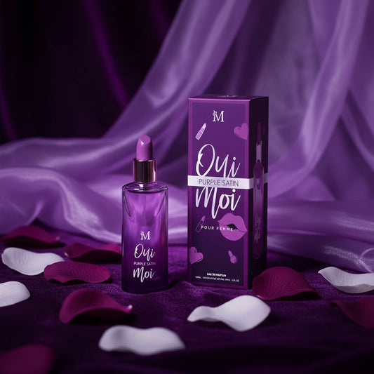 Eau de Parfum "Oui Moi – Purple Satin" pour Femme (100ml) – L'Audace Fruitée et Envoûtante