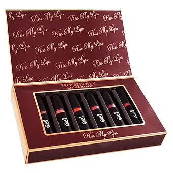 Kit De 6 Rouges À Lèvres Mat- Collection Kiss Me Up
