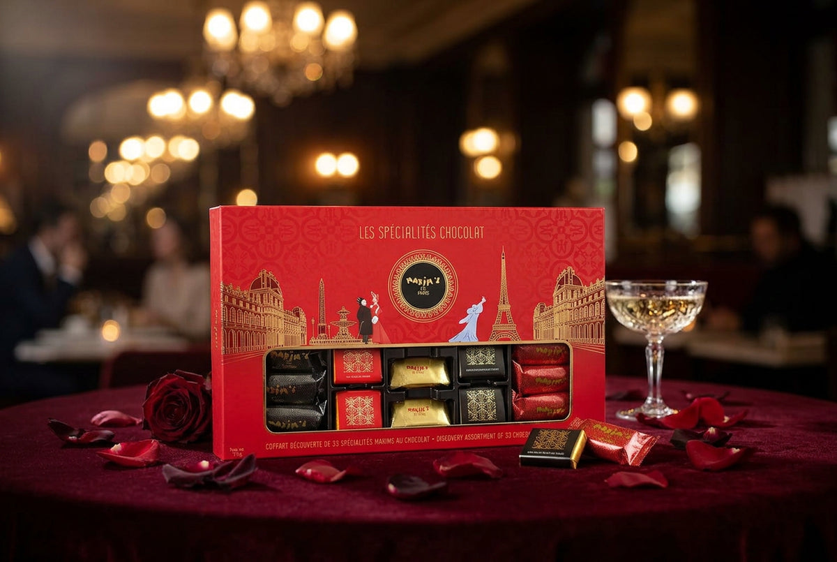 Étui découverte 33 spécialités chocolat | Maxim's de Paris