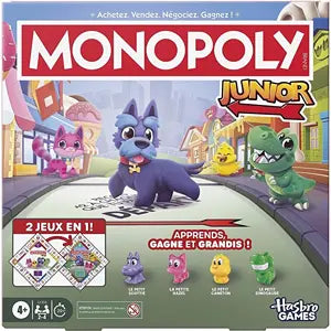HASBRO - Monopoly Junior 2 en 1