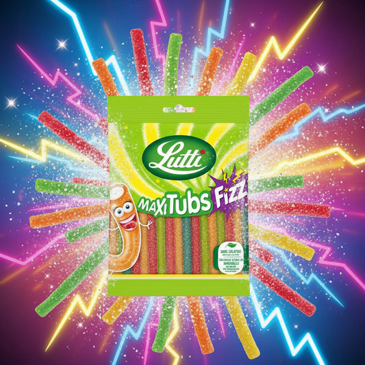 Maxi Tubs Fizz 100g – Bonbons Acidulés Colorés