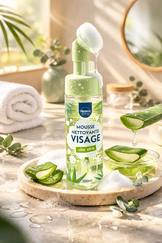 MOUSSE NETTOYANTE VISAGE – ALOE VERA – 200ML