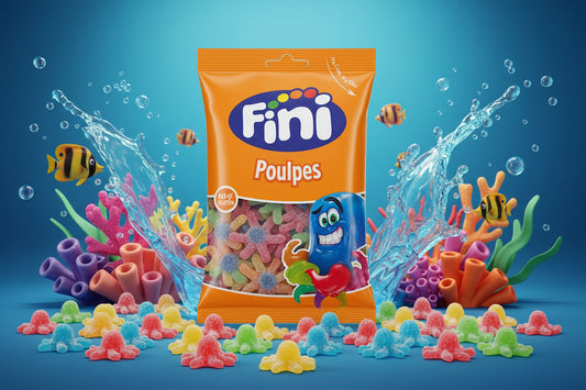 Bonbons Poulpes Gélifiés Halal Fini 90gr