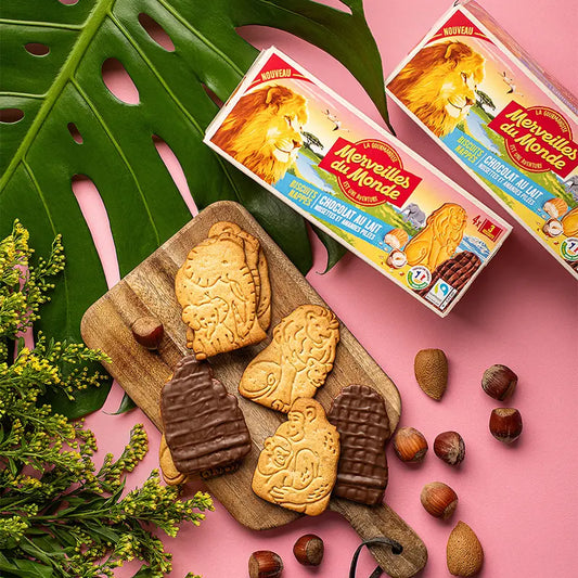 Biscuits animaux nappés - 200g