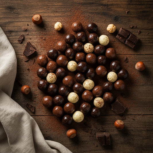 Choco balles (boules de riz soufflé enrobées de chocolat) -Barquette de 150 gr