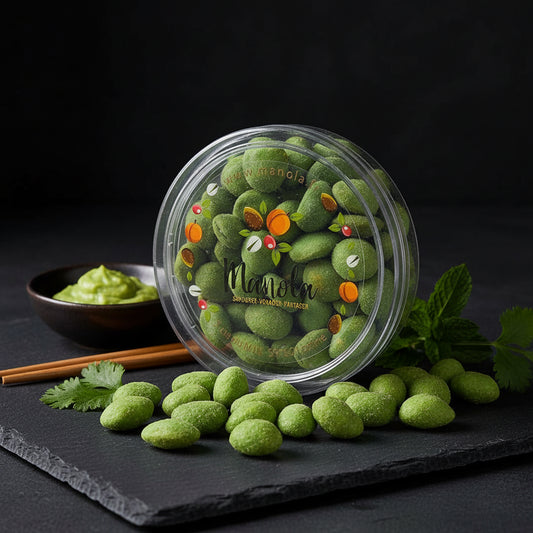Wasabi "arachides enrobées goût wasabi" - barquette de 150 g